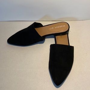 Madden Girl, Locket Mules, Size 7.5 (US), Black